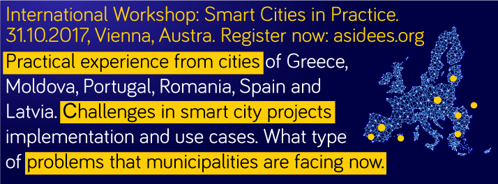 Workshop “Smart Cities in Practice” in Vienna 